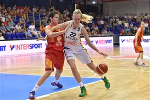 Lithuania vs Spain; 22 Kristina ALMINAITE (Lithuania)