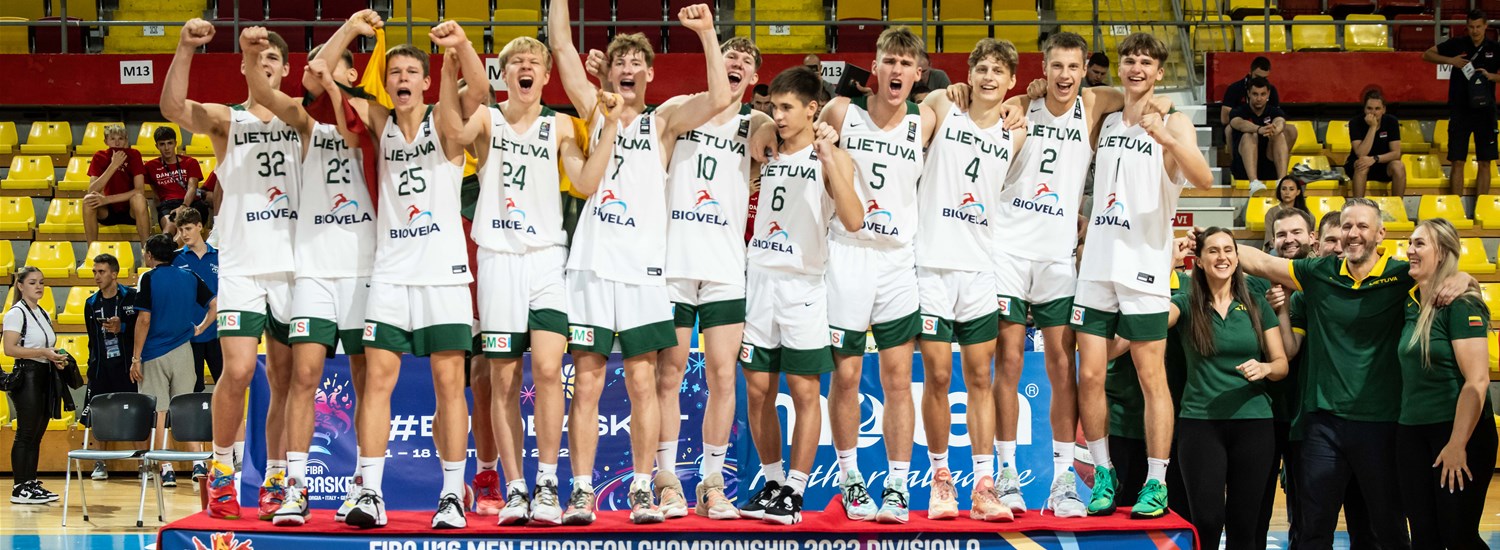 Team Lithuania European Champions 2022