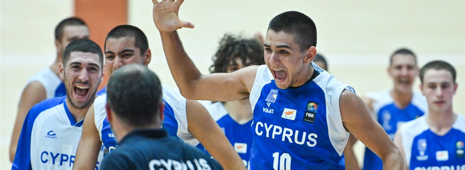 Cyprus v Luxembourg, 2023 FIBA U18 European Championship Division C, Baku - Sarkhadchi Sport Center(Azerbaijan), Semi-Finals, 5 August 2023