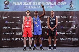 Edouard win gold at FIBA 3x3 U18 World Cup Dunk Contest 2019