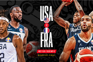 Can Team USA get past France in the Quarter-Finals?
