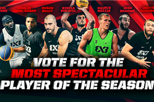 Fan vote open for Most Spectacular Player of FIBA 3x3 World Tour 2019