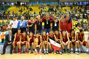 Egypt - Winner of the 2015 FIBA Africa U16 Championship