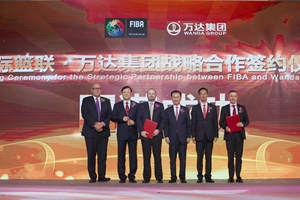 FIBA joins forces with Wanda to raise global impact of basketball