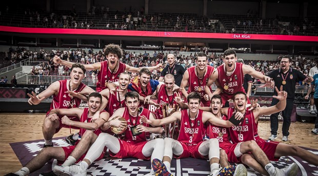 Back-to-back U18 champions, Serbia