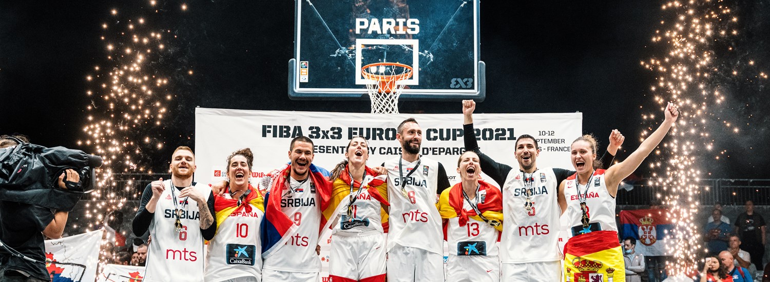 Serbia and Spain win FIBA 3x3 Europe Cup 2021, presented by Caisse d’Epargne 