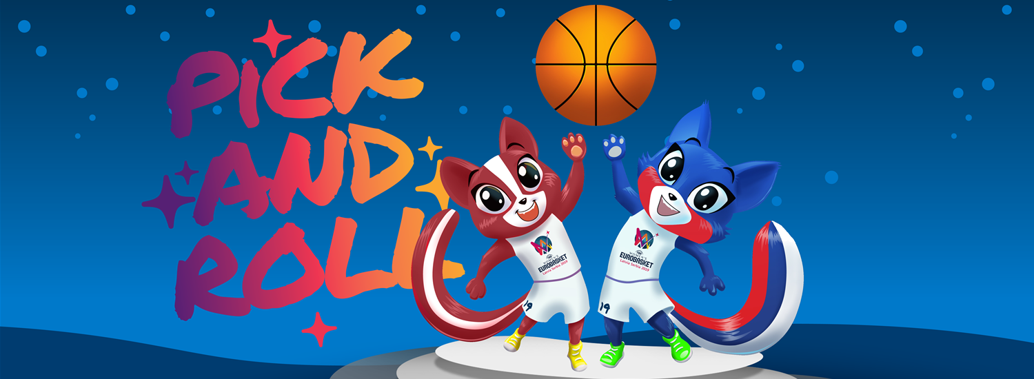 Fans vote Pick and Roll as official mascots of FIBA Women's EuroBasket 2019