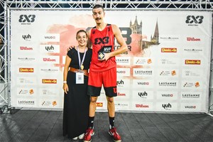 Stojacic named MVP of FIBA 3x3 World Tour Lausanne Masters 2022, presented by Yuh
