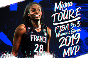 Touré named FIBA 3x3 Women's Series 2019 MVP