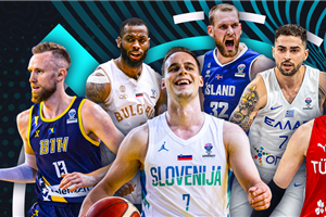 Who was the MVP of the FIBA EuroBasket 2025 Qualifiers in February?