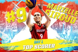 Giroud leads all scorers on Day 1 at FIBA 3x3 World Cup 2018