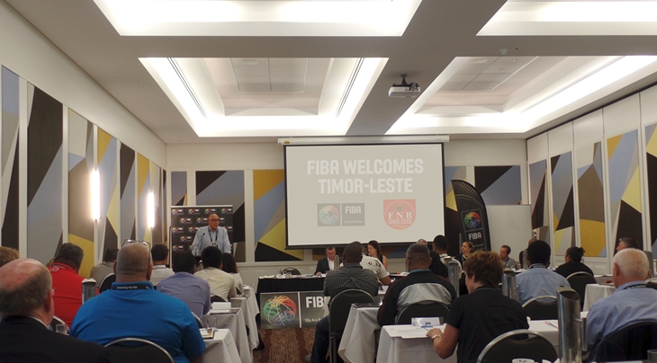 Timor-Leste visits FIBA in Oceania Congress
