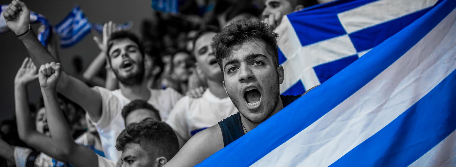 Supporters of Greece