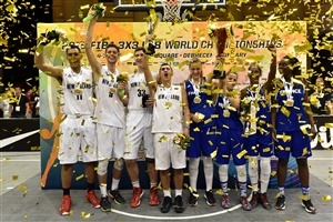 New Zealand's men & France's women (2015 FIBA 3x3 U18 World Championships Winners)