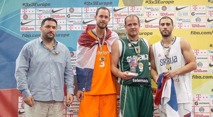 MVP Ovnik headlines men's team of the Tournament at 2016 FIBA 3x3 European Championships