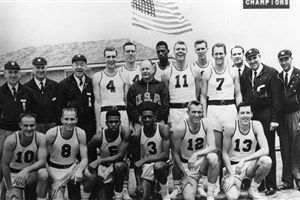 Bill Russell and 1956 Olympic team
