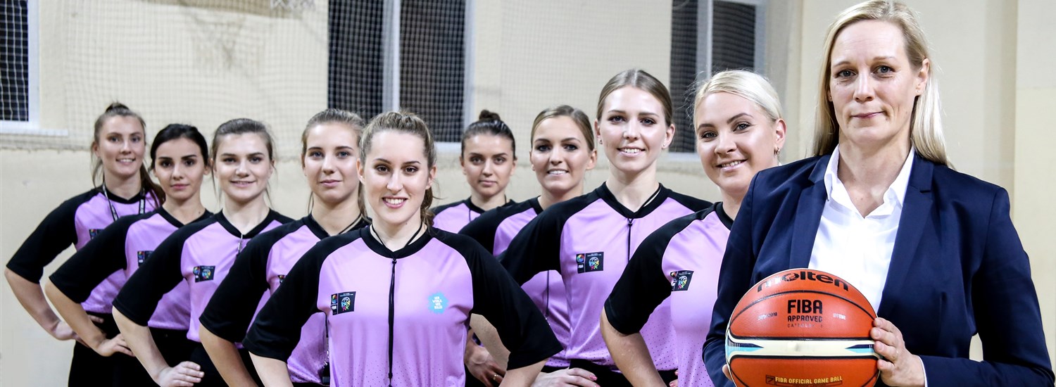 Belarusian Basketball Federation camp for potential female referees