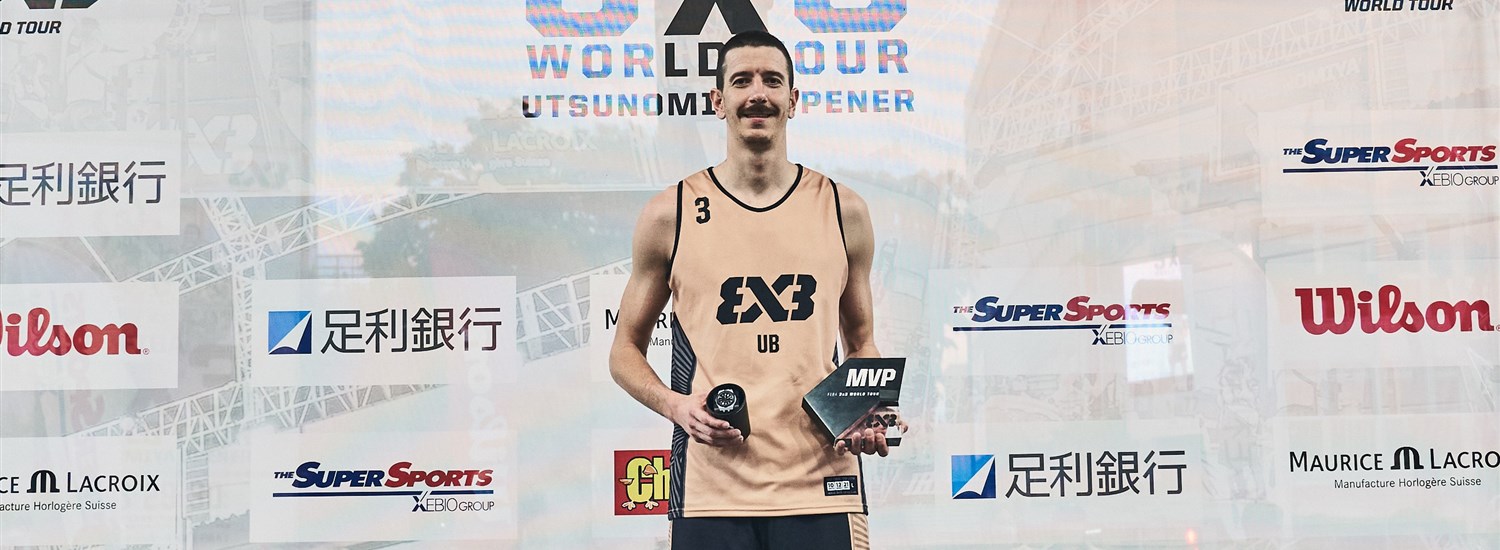 Stojacic named FIBA 3x3 Utsunomiya Opener 2023 MVP 