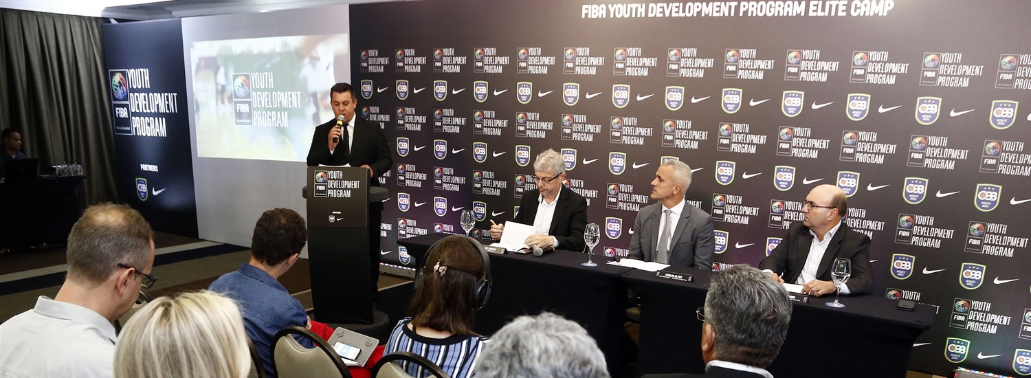 FIBA Americas launched Youth Development Program Elite Camp opener in Campinas, Brazil