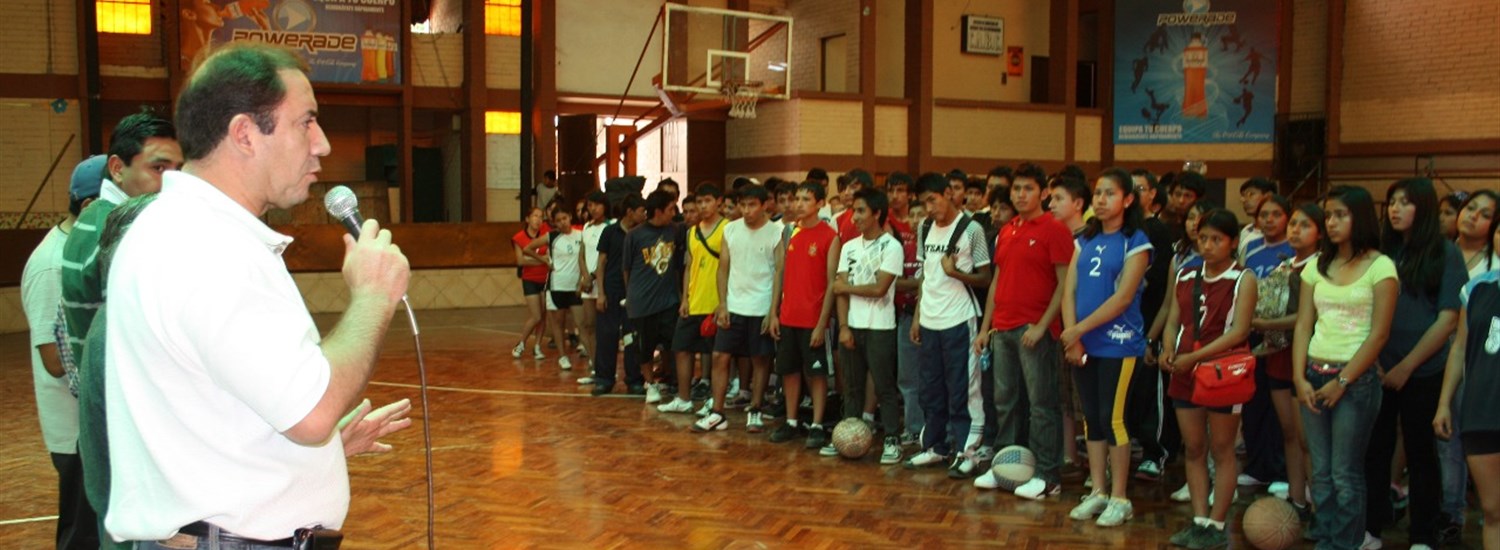 Bolivian basketball's future is in its children