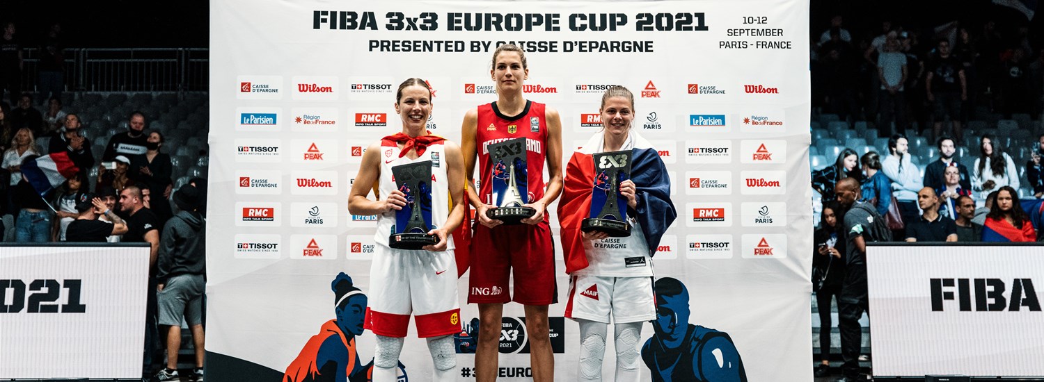 MVP Ygueravide shines in FIBA 3x3 Europe Cup 2021, presented by Caisse d’Epargne Team of The Tournament