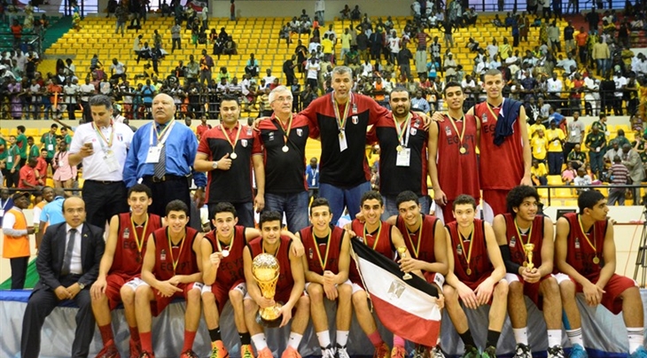 Egypt - Winner of the 2015 FIBA Africa U16 Championship