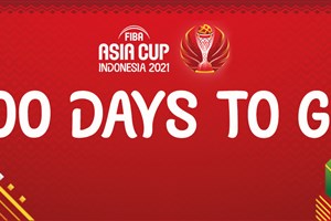 Players build up to mark 100 days left before FIBA Asia Cup 2021 with dazzling dribbling skills