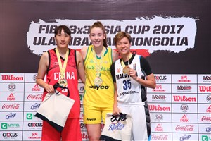 MVP Bourne stars in women\'s Team of the Tournament at FIBA 3x3 Asia Cup 2017