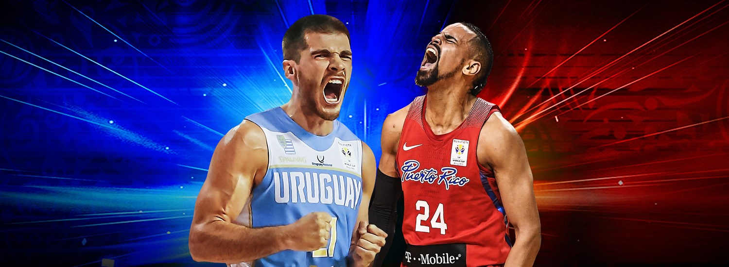 A game of vital importance for Uruguay and Puerto Rico FIBA