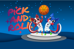 Fans vote Pick and Roll as official mascots of FIBA Women's EuroBasket 2019