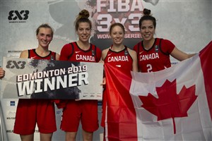 Canada conquer FIBA 3x3 Women's Series Edmonton Final Stop