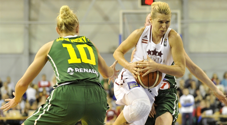 Latvia v Lithuania; 4 Elina BABKINA (Latvia)