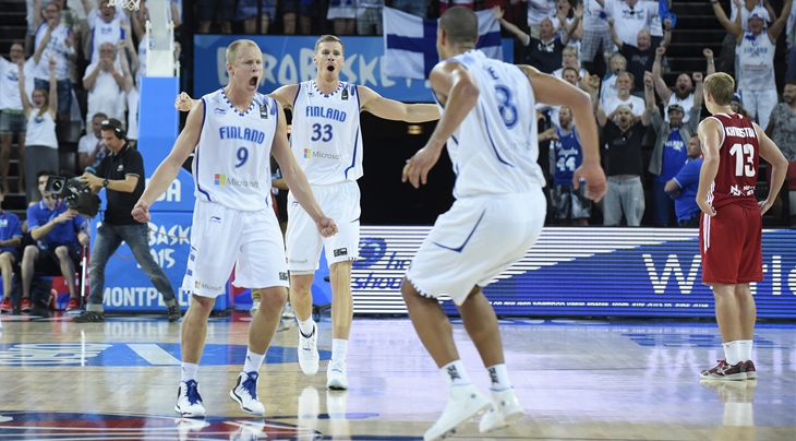 Finland v Russia, 2015 EuroBasket