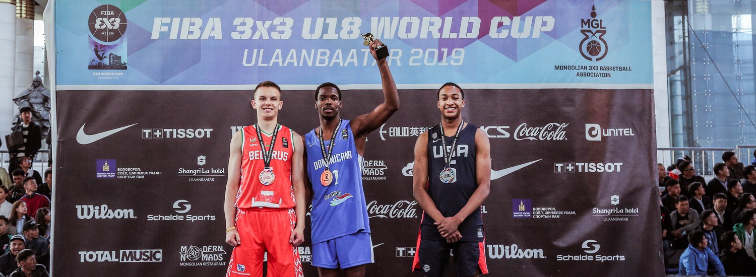 Edouard win gold at FIBA 3x3 U18 World Cup Dunk Contest 2019