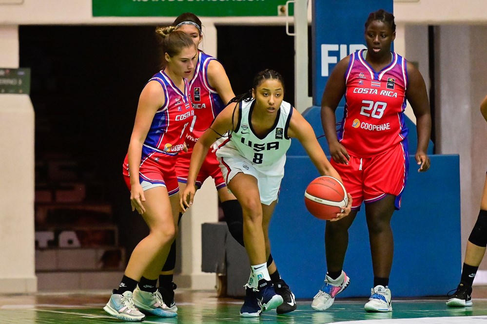 USA v Costa Rica boxscore - FIBA U16 Women's Americas Championship 2021 -  27 August 