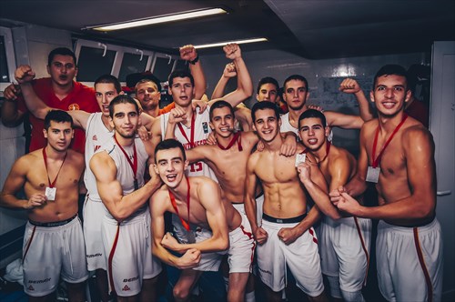 Silver medalists Montenegro