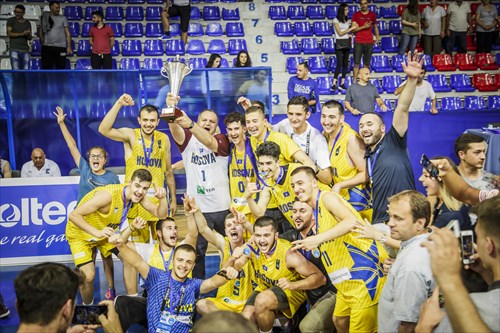 The winning team, Kosovo