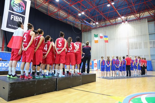 Closing Ceremony FIBA Women's European Championship For Small Countries