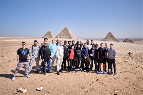 Teams at the Pyramids