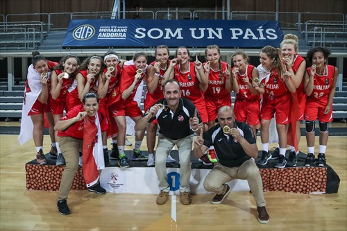 Gibraltar team, gold medal