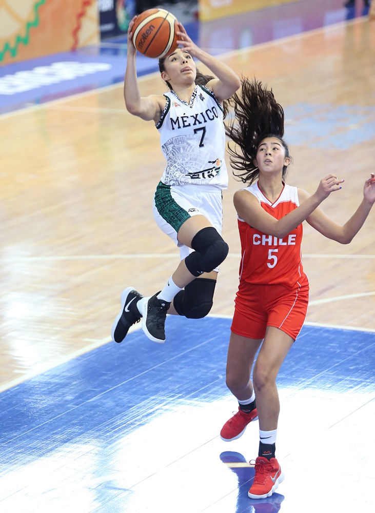 Mexico vs Chile - FIBA U18 Women's Americas Championship 2018 - FIBA. basketball