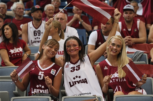 Latvia fans