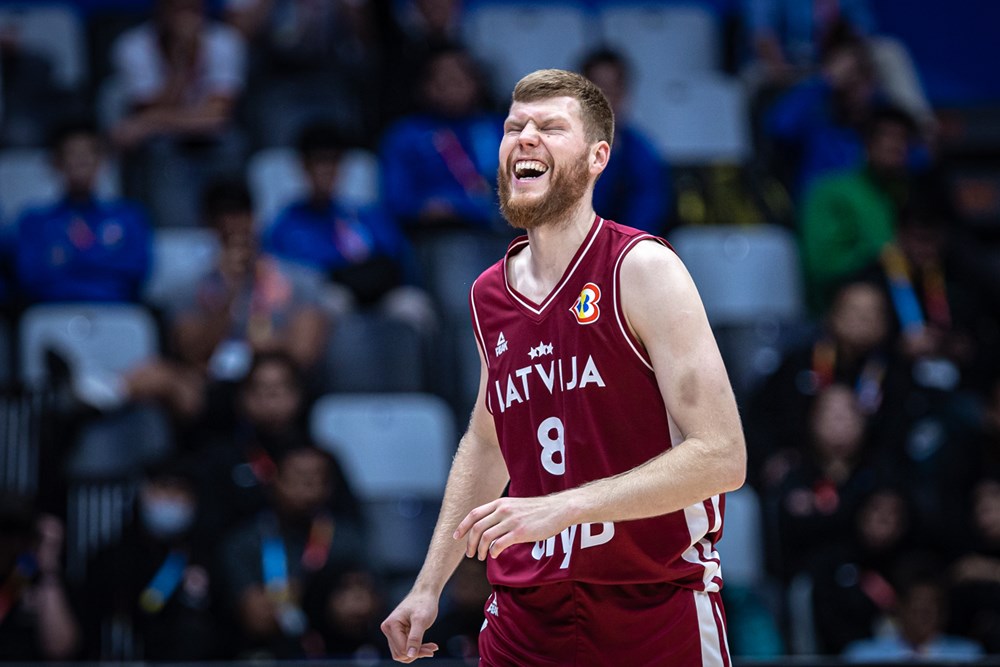 Davis Bertans, el único NBA de Letonia en el Mundial 2023 | FOTOGRAFÍA gentileza FIBA.
