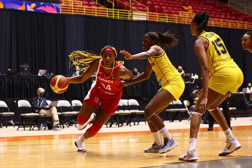 24 Aaliyah Edwards (CAN), Colombia v Canada