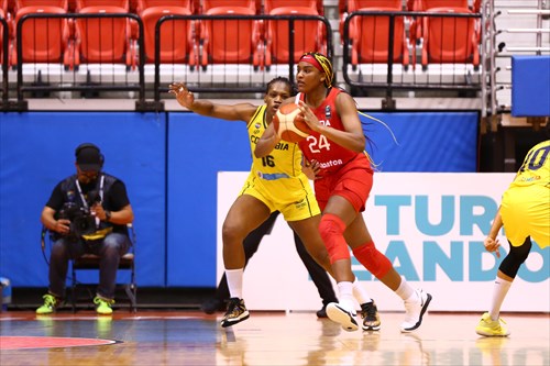 24 Aaliyah Edwards (CAN), Colombia v Canada