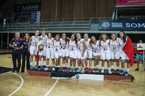 Malta team, silver medalists 