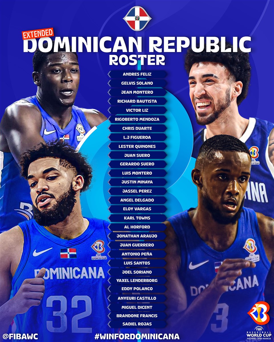 Cool KAT adds ''fire'' to Dominican Republic World Cup campaign - FIBA  Basketball World Cup 2023 