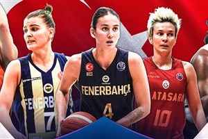 Which Turkish players top the EuroLeague Women charts?
