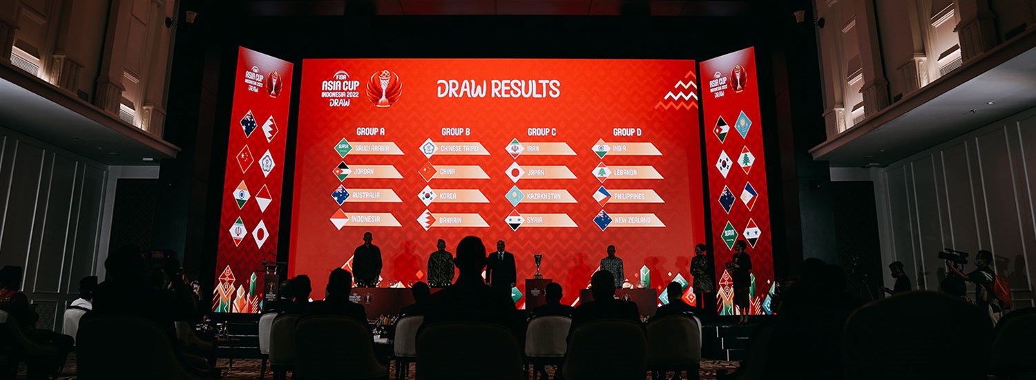 Draw results set the stage for FIBA Asia Cup 2022