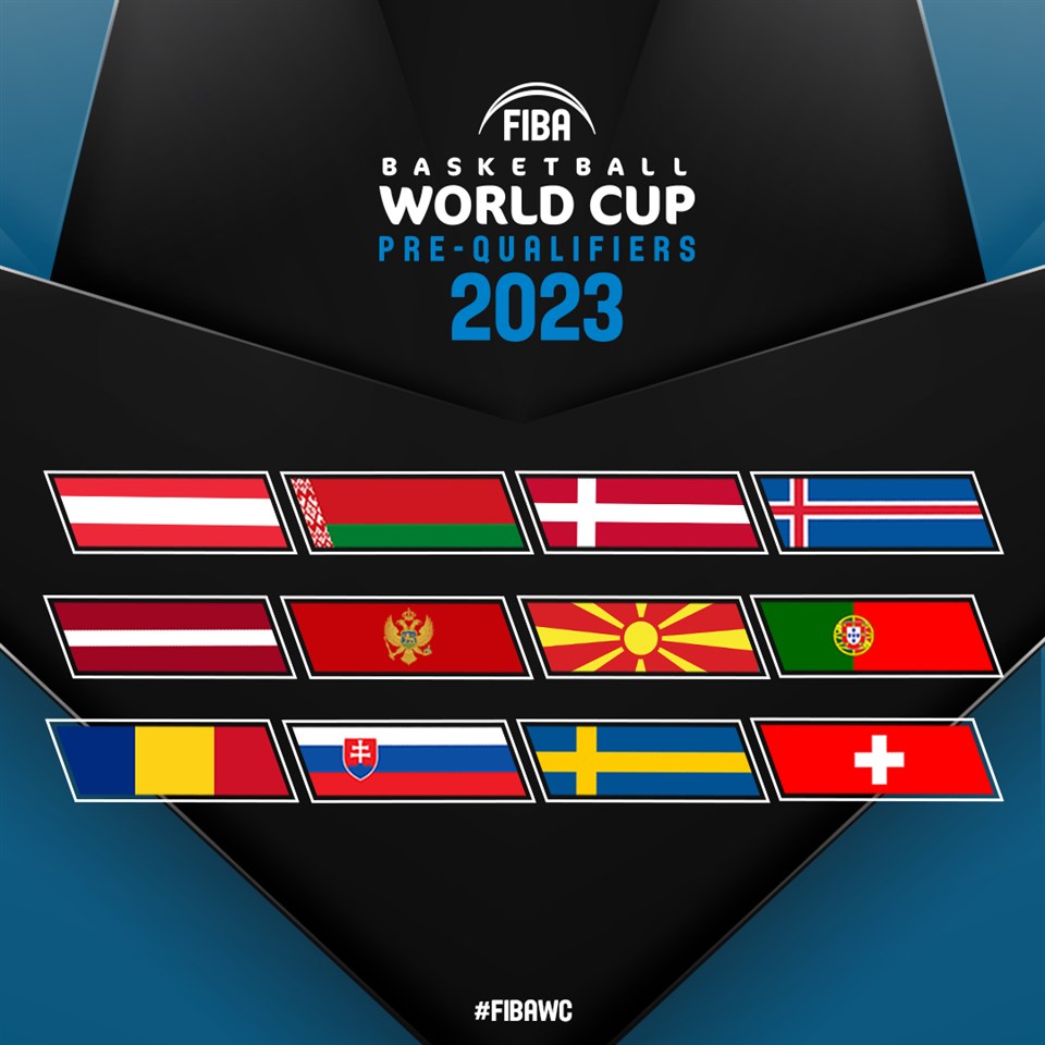 Field confirmed for FIBA Basketball World Cup 2023 European Pre-Qualifiers Second Round - FIBA Basketball World Cup 2023 European Pre-Qualifiers 2021 